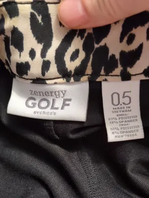 Zenergy By Chicos Cheetah Print Golf Skort Size 0.5 (S/6) thumbnail 6