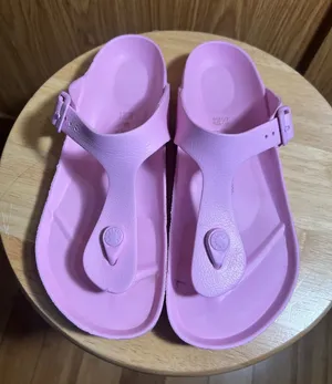 Birkenstock Pink EVA T-Style Sandals thumbnail 1