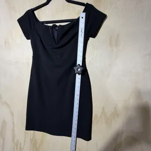 Lulus Black Bodycon Cocktail Dress Women's Medium Off Shoulder‎ Mini Party thumbnail 5