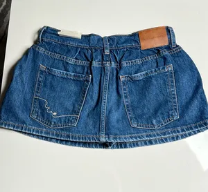 Free People Denim Mini Skort thumbnail 3