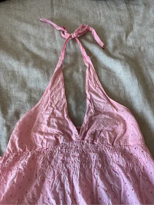 Y2K So Wear It Declare It Baby Pink Halter Top thumbnail 2