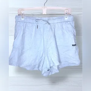 CALVIN KLEIN Women’s Casual Flowy Baby Blue Shorts thumbnail 2