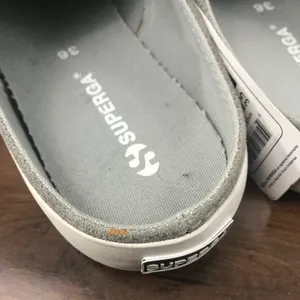 Superga Grey Suede Mule Sneakers Slip On Casual Shoes Sz 6 thumbnail 7