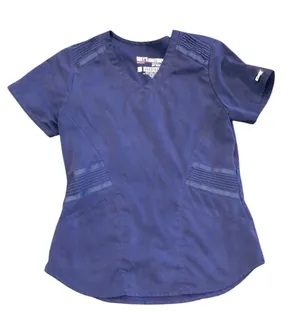 Greys anatomy blue nurses scrub top size small thumbnail 1