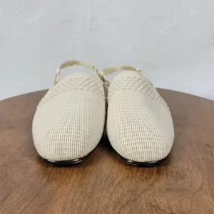 Corsina Louise Women Sandals Size 10 Cream Woven Closed Toe Slingback Mule Flats thumbnail 14