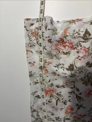 Frye Floral Button-Front sleeveless Maxi Dress White with Pink & Olive large thumbnail 12