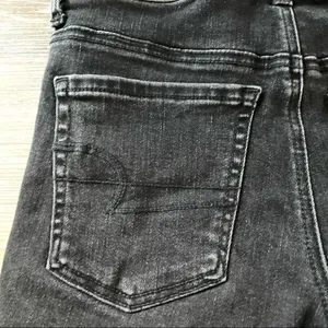 American eagle outfitters black super stretch hi rise shortie thumbnail 10
