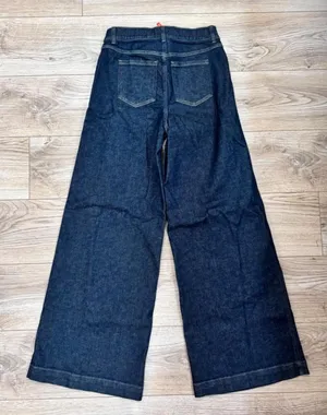 SPANX Dark Wash Wide Leg Jeans Size M NWT thumbnail 3