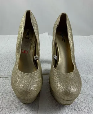 Mossimo 9.5 Glitter round toe diva heels thumbnail 4