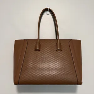 Michael Kors‎ Brown Leather Kali Shoulder Tote Bag Purse thumbnail 4