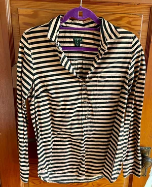 J.Crew Striped Button Up Shirt thumbnail 1