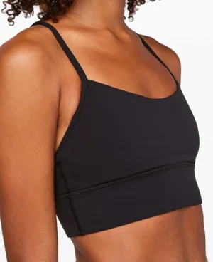 Lululemon Flow Y longline sports bra black Nulu - 4 thumbnail 1