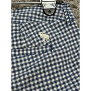 Vintage Y2K Abercrombie & Fitch Gingham Plaid Low Rise Micro Shorts Women Size 2 thumbnail 10