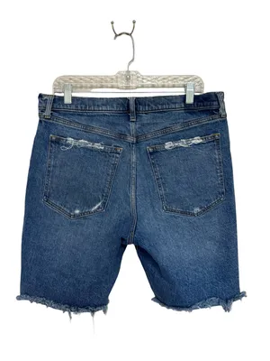 Abercrombie Women’s High Rise 9” Denim Cutoff Shorts - Size 32/14 thumbnail 2