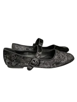 C Comfort Est 1946 Velvet Mary Jane Ballet Flats in Black thumbnail 11