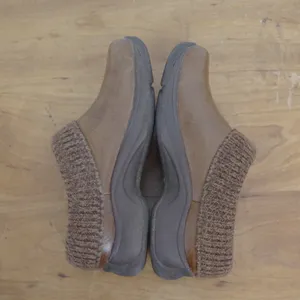 Dansko Brown Leather Cloth Trim Comfort Clogs EU 36 thumbnail 7