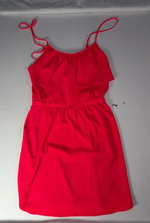 American Eagle Outfitters Bright Pink Spaghetti Strap Dress thumbnail 1