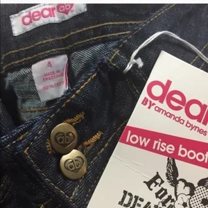 Dear by Amanda Bynes Low‎ Rise Bootcut Jean Blue Size 4 thumbnail 6