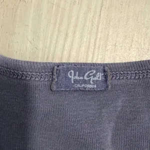 John Galt Brandy Melville Baby Tee One Size Faded Gray Blue Cotton Short Sleeve thumbnail 2