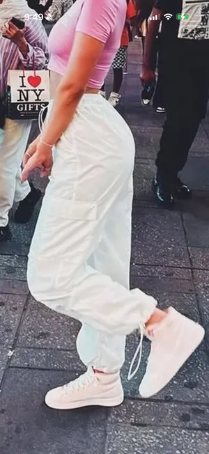No Boundaries white cargo pants thumbnail 1