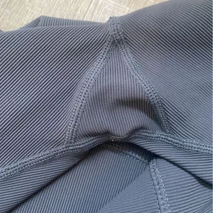 Wilo The Label Base Ribbed Legging Charcoal Gray Size Small Pockets Workout NWOT thumbnail 14