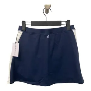 NWT We Wore What Active Skort MEDIUM Blue Optic White Pull On Tennis Jersey Knit thumbnail 3