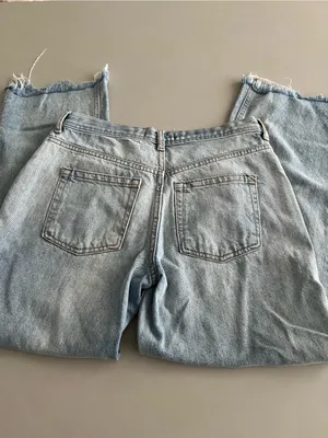 We the Free button fly raw hem jeans size 25 100% cotton thumbnail 4
