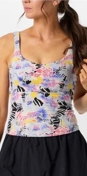Free People Movement Never Better Multicolor Floral Sports Bra thumbnail 1