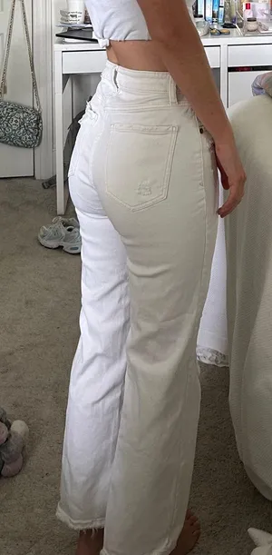 DAZE white jeans Size 25 thumbnail 3