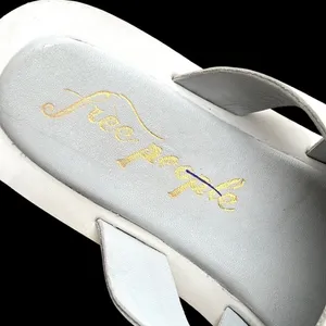 Free People Leather Del Mar Slide Sandals thumbnail 3