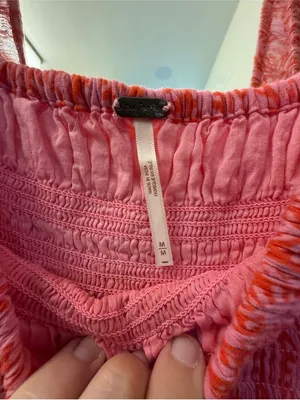 Free People Pink & Orange Mini Dress thumbnail 2