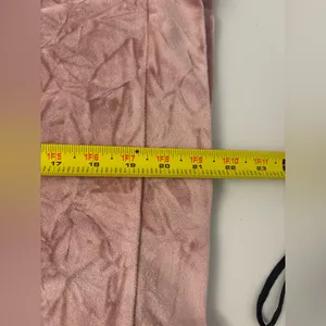 Juicy Couture Pink Velour‎ Top with Rhinestone Logo Size Medium EUC thumbnail 5