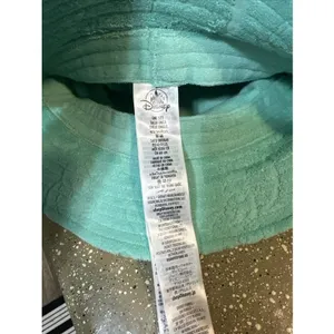 Disney Parks Mickey Mouse & Friends Terry‎ Cloth Towel Bucket Hat Teal NEW thumbnail 3