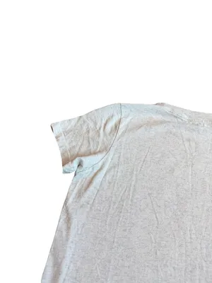 John Galt Paradise Cove Malibu Heather Cream Palm Tee Shirt Fit One Size Women's thumbnail 9