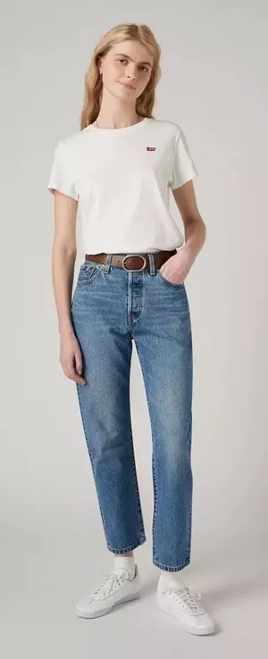 Levi Strauss 501 Original Fit Button‎ Fly Blue Denim Jeans W26 thumbnail 1