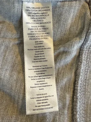 Faherty Sunwashed Organic Hoodie - Light Grey Heather Women’s Size Large thumbnail 8