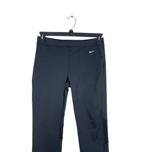 Nike Dri-FIT Running Straight Pants Womens S Black Reflective Athletic NWT thumbnail 2