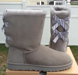 UGG Bailey Bow II Diagonal Stripe Boots thumbnail 2
