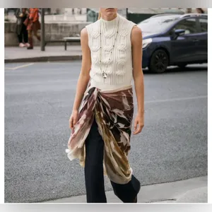 Zara CABLE‎ KNIT VEST thumbnail 3