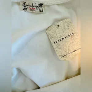 NWT Intimately Free People Tongue Tied Body Suit Sz L Ivory Neutral Boho Chic thumbnail 6