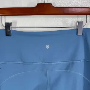 Lululemon Groove Super High Rise Flared Pant Women's 8 Utility Blue Nulu Yoga thumbnail 7