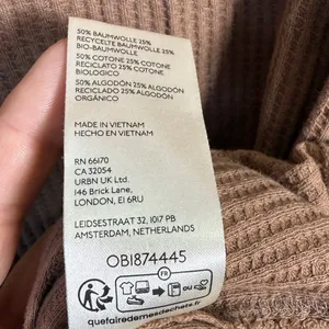 Free People We the Free Super Natural Thermal Hoodie Tan Brown W2294 Sz L thumbnail 9