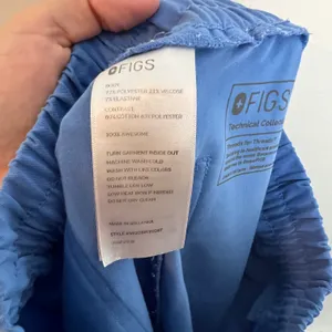 - High Waisted Zamora Jogger Scrub Pants Ceil Blue Tall Doctor Nurse Medical thumbnail 6
