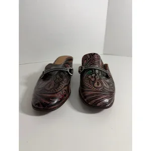 Patricia Nash Leather Slip On Mules Womens Size 6 thumbnail 11