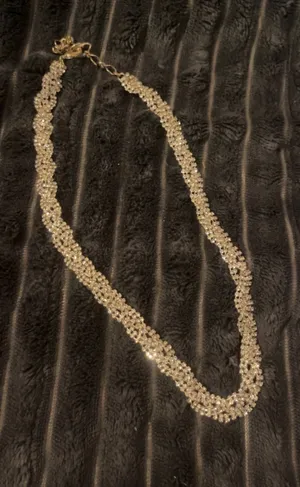 Dillard's Braided Silver Necklace thumbnail 1