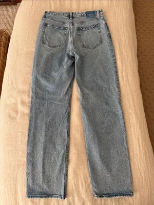 Abercrombie & Fitch Dad High Rise Straight-Leg Women's Jeans thumbnail 3