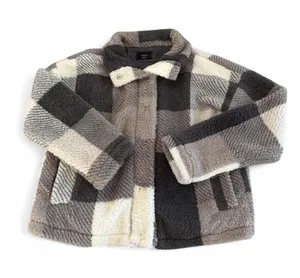 VICI x Thread & Supply Plaid Fleece Teddy Jacket thumbnail 1