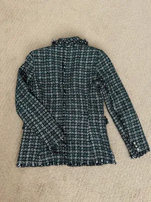 Rachel Zoe Black And Green Blazer thumbnail 8
