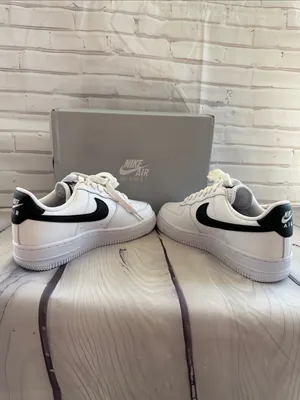 Nike Women’s Air Force 1 ‘07 - White/Black - White-White thumbnail 7