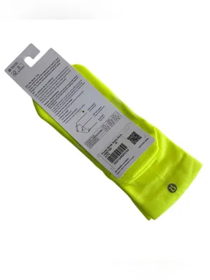 Lululemon Power Stride Ankle Sock Highlight Yellow Medium thumbnail 4